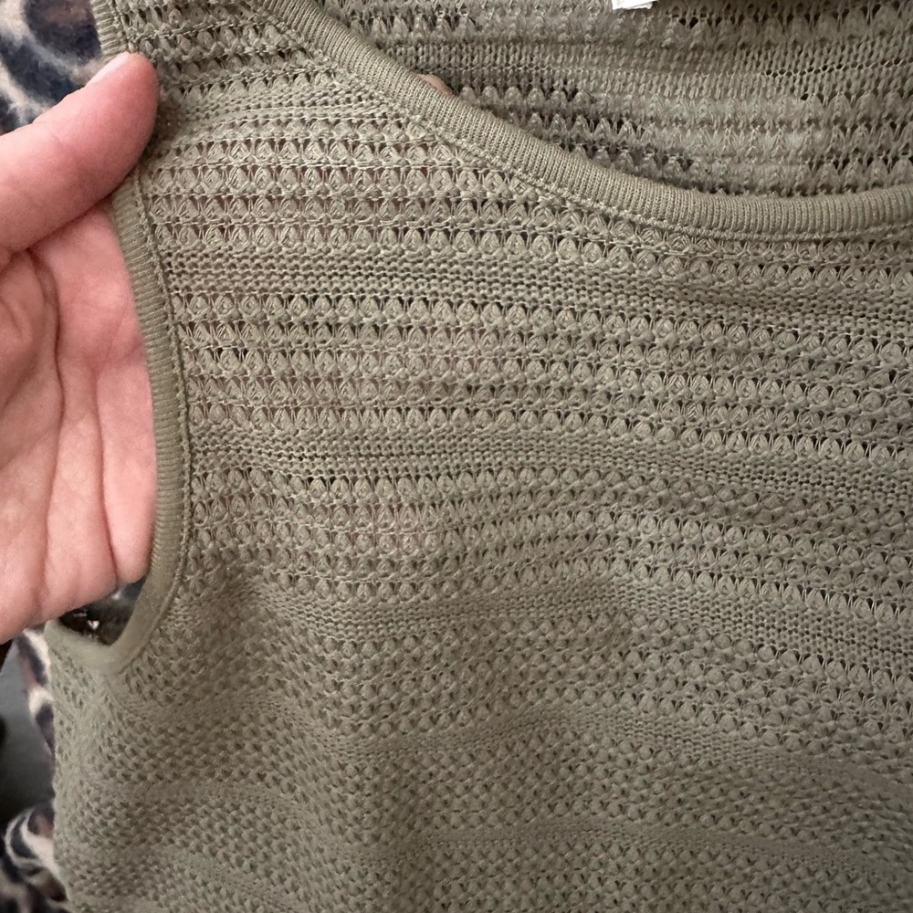 Madewell Green Knit Tank Top - Picture 4 of 5